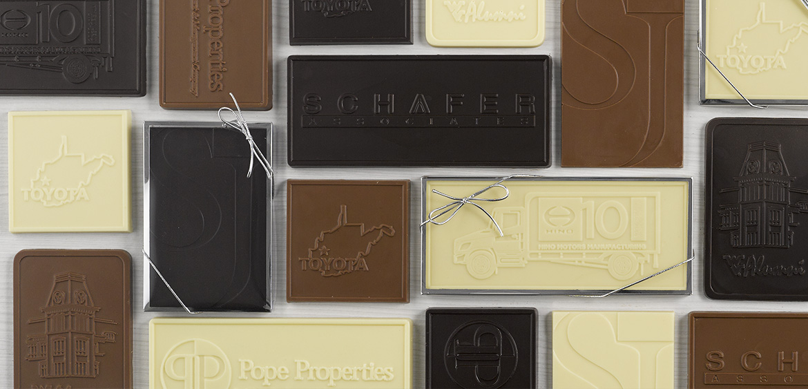 Custom Molded Chocolate Bars